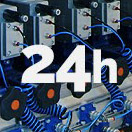 Post avviamento e assistenza. Ancora piu importanti. Non lasciamo mai i nostri clienti soli. Un nostro team interno di reperibilità H24/7 sempre pronto a rispondere da remoto o in caso di necessita anche on site.